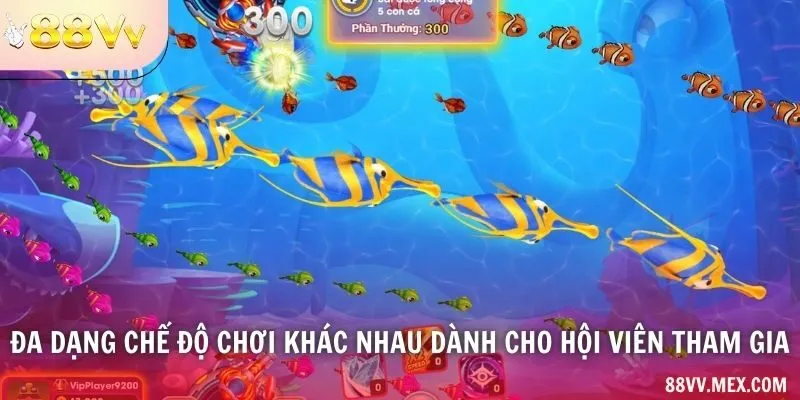 Đa dạng chế độ chơi khác nhau dành cho hội viên tham gia