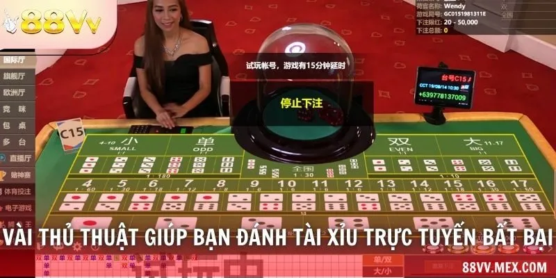 Vài thủ thuật giúp bạn đánh tài xỉu trực tuyến bất bại